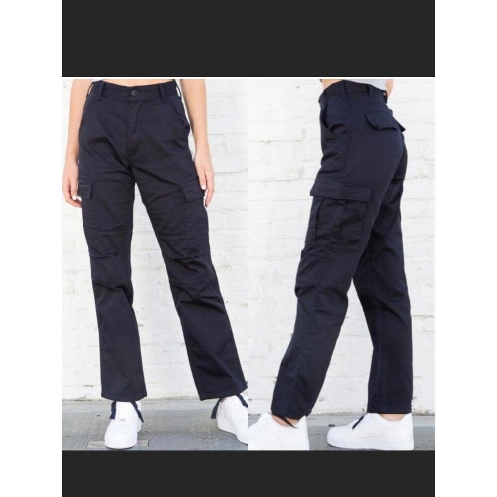 John Galt Black Cargo Pants XS Casual Relaxed Pockets Utilty Brandy Melville